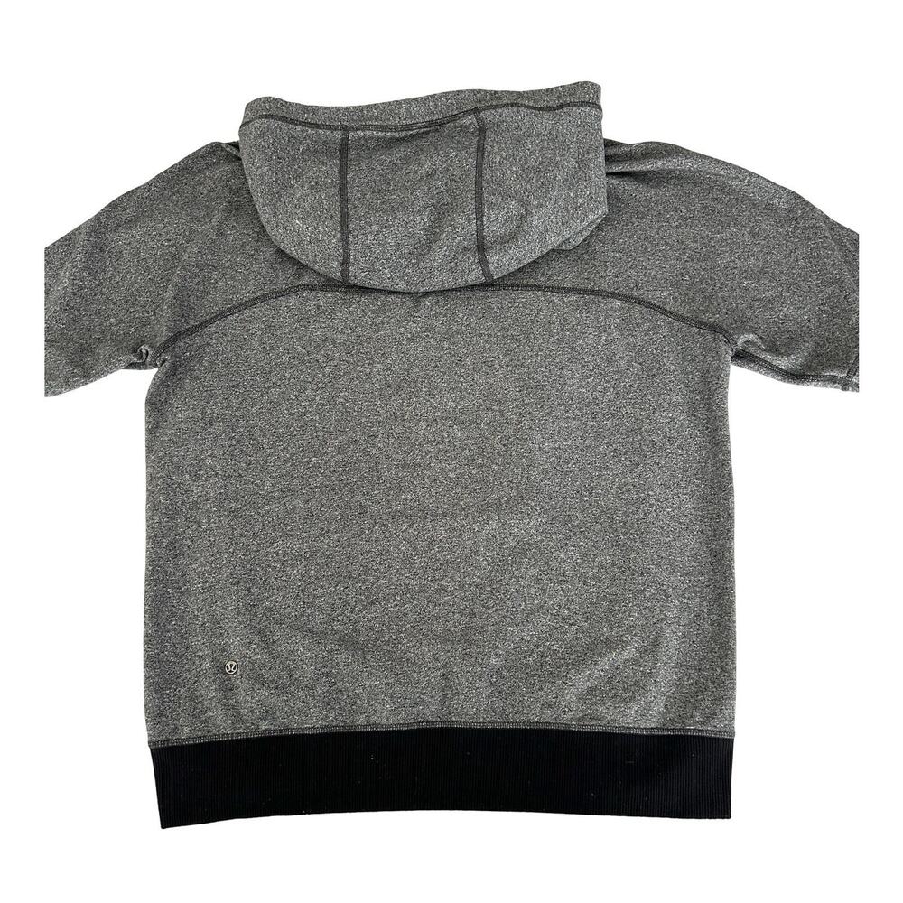 Lululemon Om & Roam Hoodie Womens Size 6 Gray Soft Touch French Terry Pullover - Picture 2 of 7